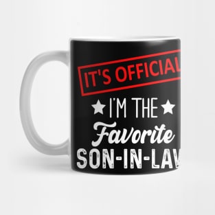 It's Official I'm The Favorite Son-In-Law Mug